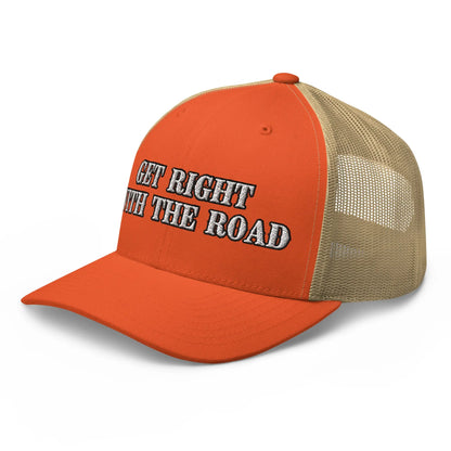 Hats  Snapback Custom Trucker Hats Get Right With The Road for Men & Women Infidel Collective