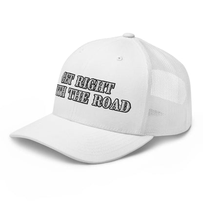 Hats  Snapback Custom Trucker Hats Get Right With The Road for Men & Women Infidel Collective