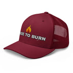 Hats  Snapback Custom Trucker Hats MADE TO BURN Badass Cap for Men & Women Infidel Collective