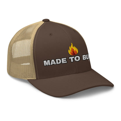 Hats  Snapback Custom Trucker Hats MADE TO BURN Badass Cap for Men & Women Infidel Collective