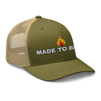 Hats  Snapback Custom Trucker Hats MADE TO BURN Badass Cap for Men & Women Infidel Collective