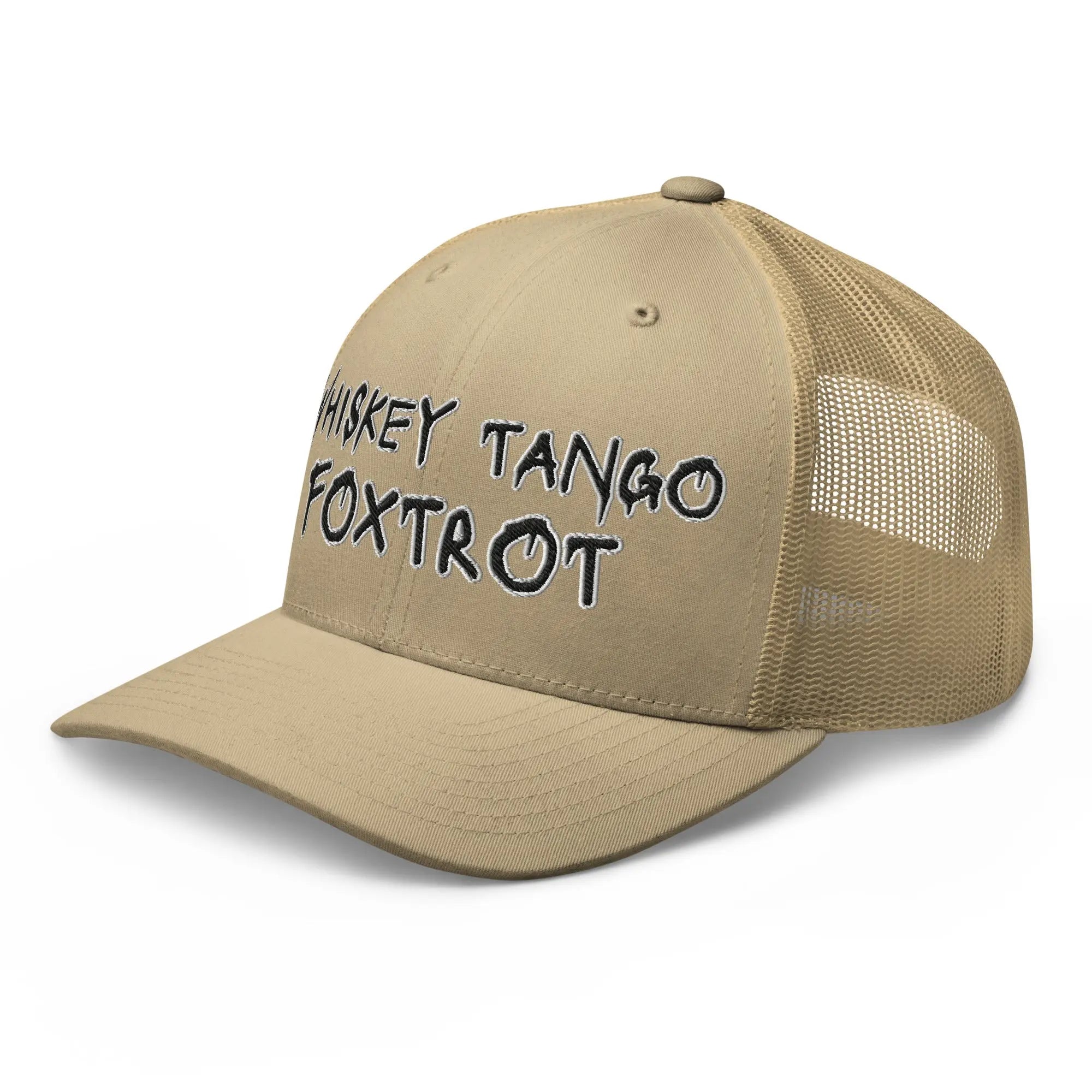 Hats  Snapback Custom Trucker Hats NSFW Whiskey Tango Foxtrot Cap for Men & Women Infidel Collective