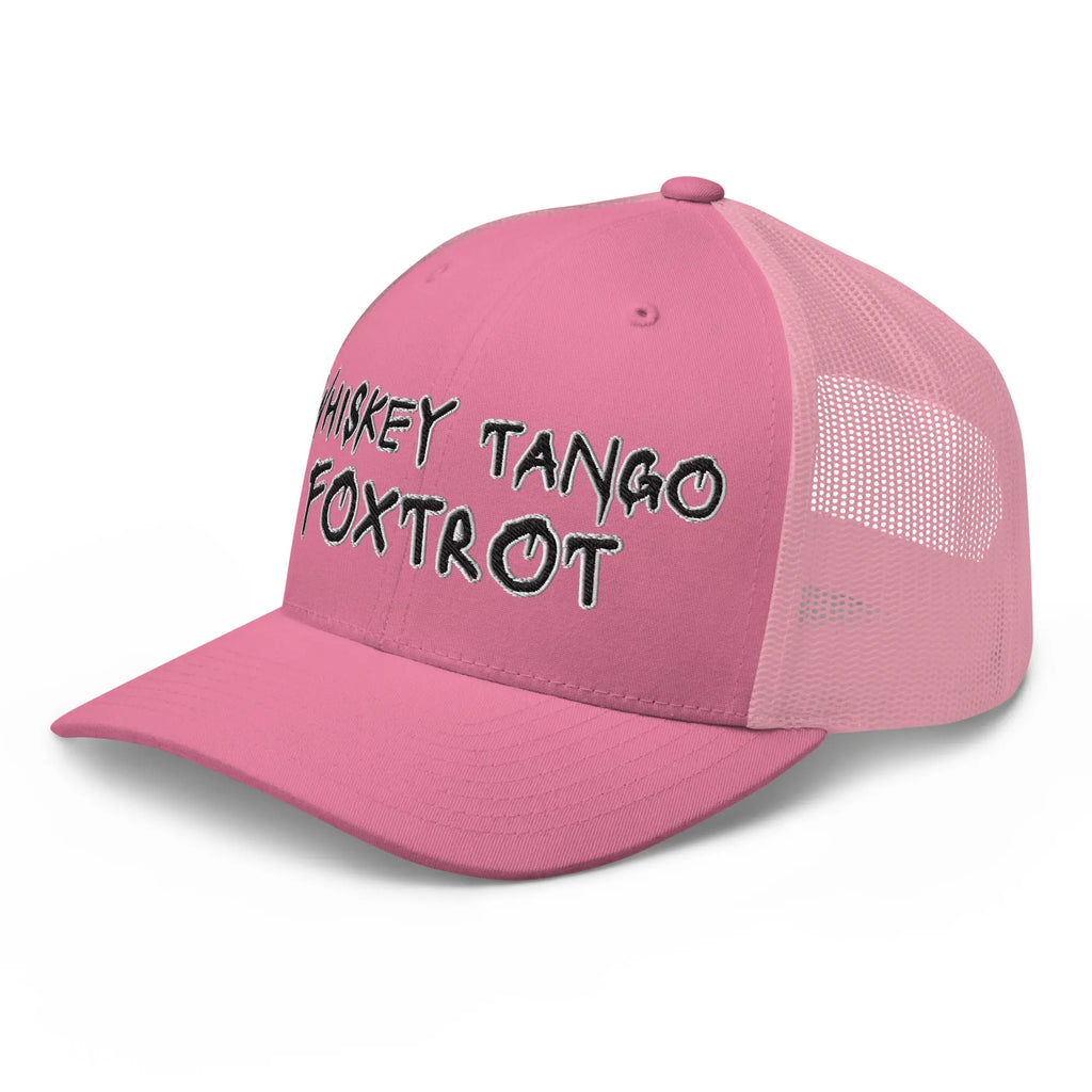 Hats  Snapback Custom Trucker Hats NSFW Whiskey Tango Foxtrot Cap for Men & Women Infidel Collective