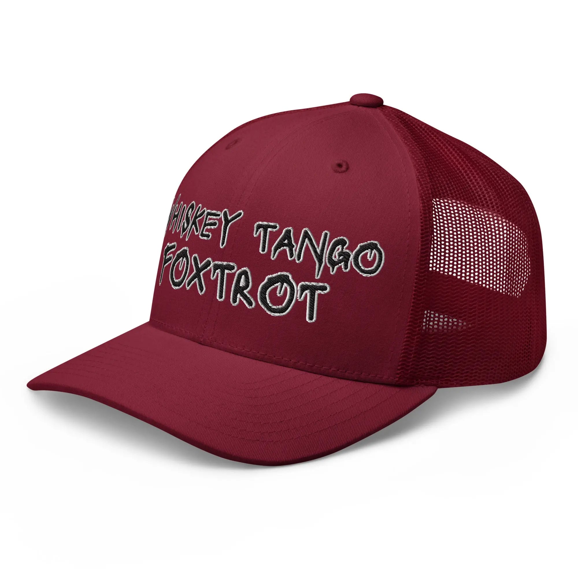 Hats  Snapback Custom Trucker Hats NSFW Whiskey Tango Foxtrot Cap for Men & Women Infidel Collective