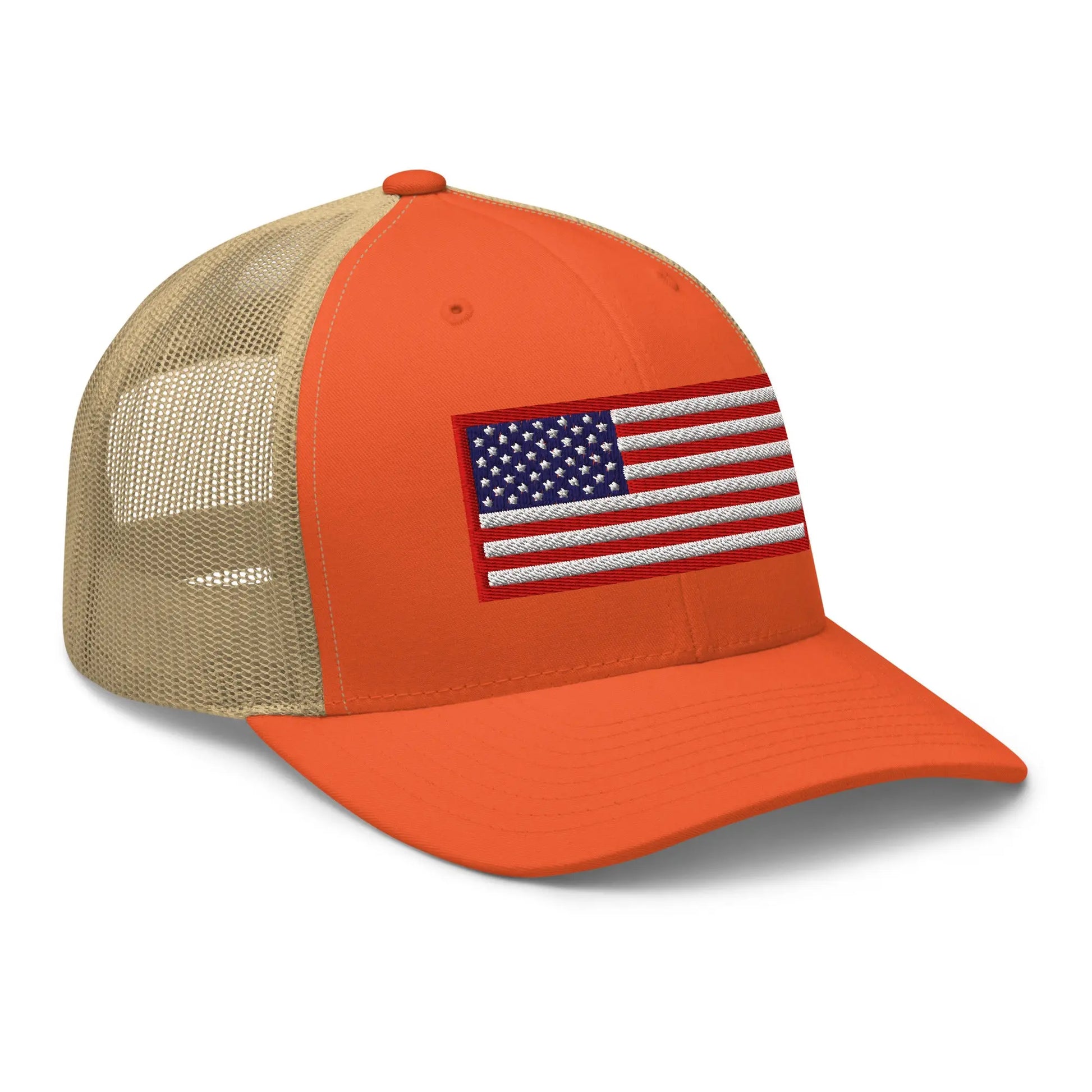 Hats  Snapback Custom Trucker Hats Old Glory USA Flag Red White Blue Patriotic Cap Infidel Collective