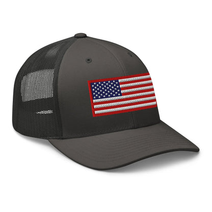 Hats  Snapback Custom Trucker Hats Old Glory USA Flag Red White Blue Patriotic Cap Infidel Collective