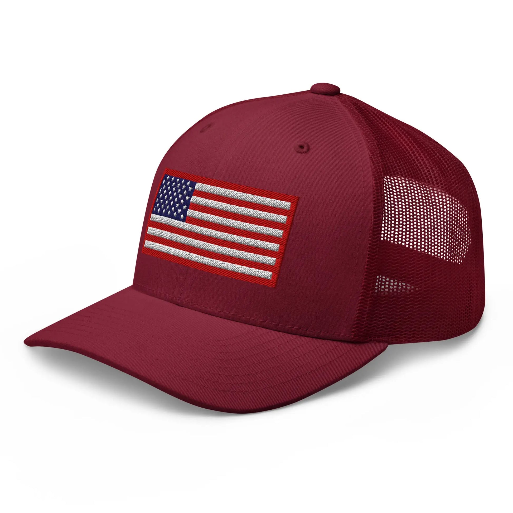Hats  Snapback Custom Trucker Hats Old Glory USA Flag Red White Blue Patriotic Cap Infidel Collective