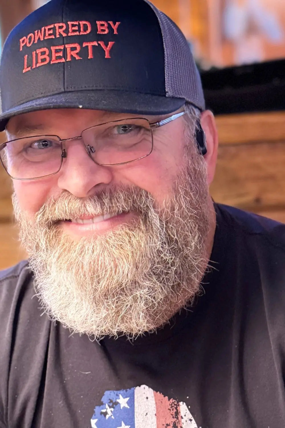 Hats  Snapback Custom Trucker Hats Powered by Liberty Cap in Red Stitching Infidel Collective