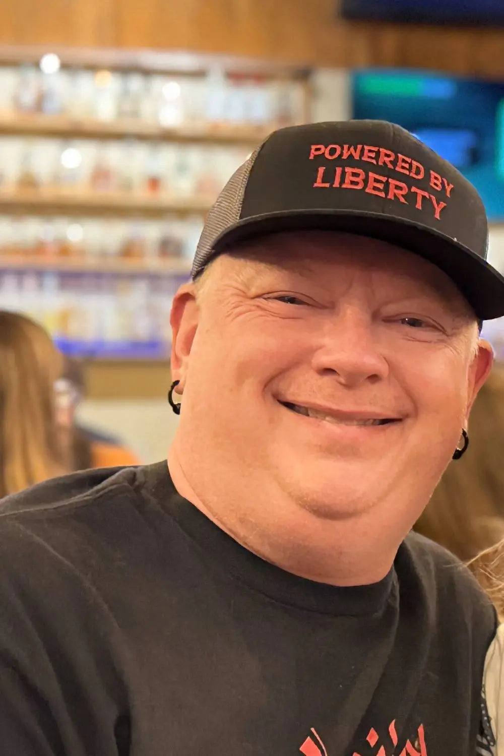 Hats  Snapback Custom Trucker Hats Powered by Liberty Cap in Red Stitching Infidel Collective