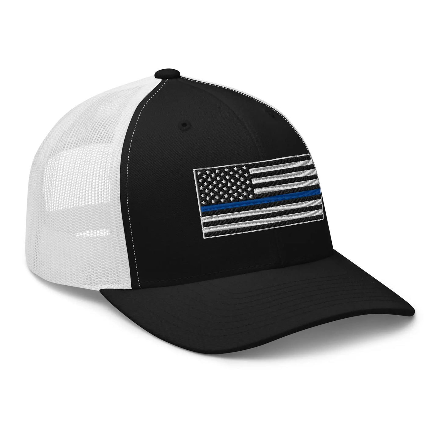 Hats  Snapback Custom Trucker Hats Thin Blue Line Flag Cool Patriotic Cap Infidel Collective