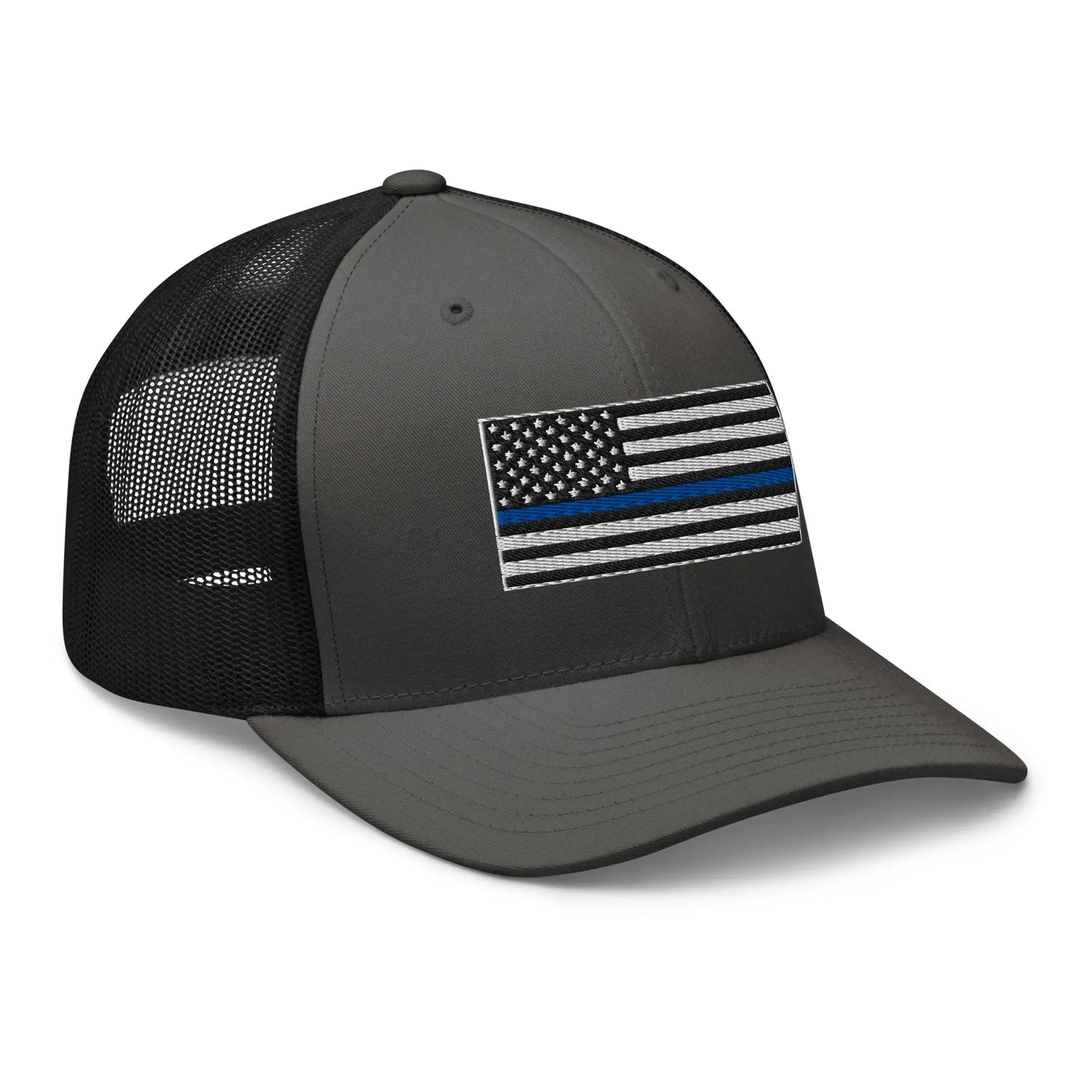 Hats  Snapback Custom Trucker Hats Thin Blue Line Flag Cool Patriotic Cap Infidel Collective