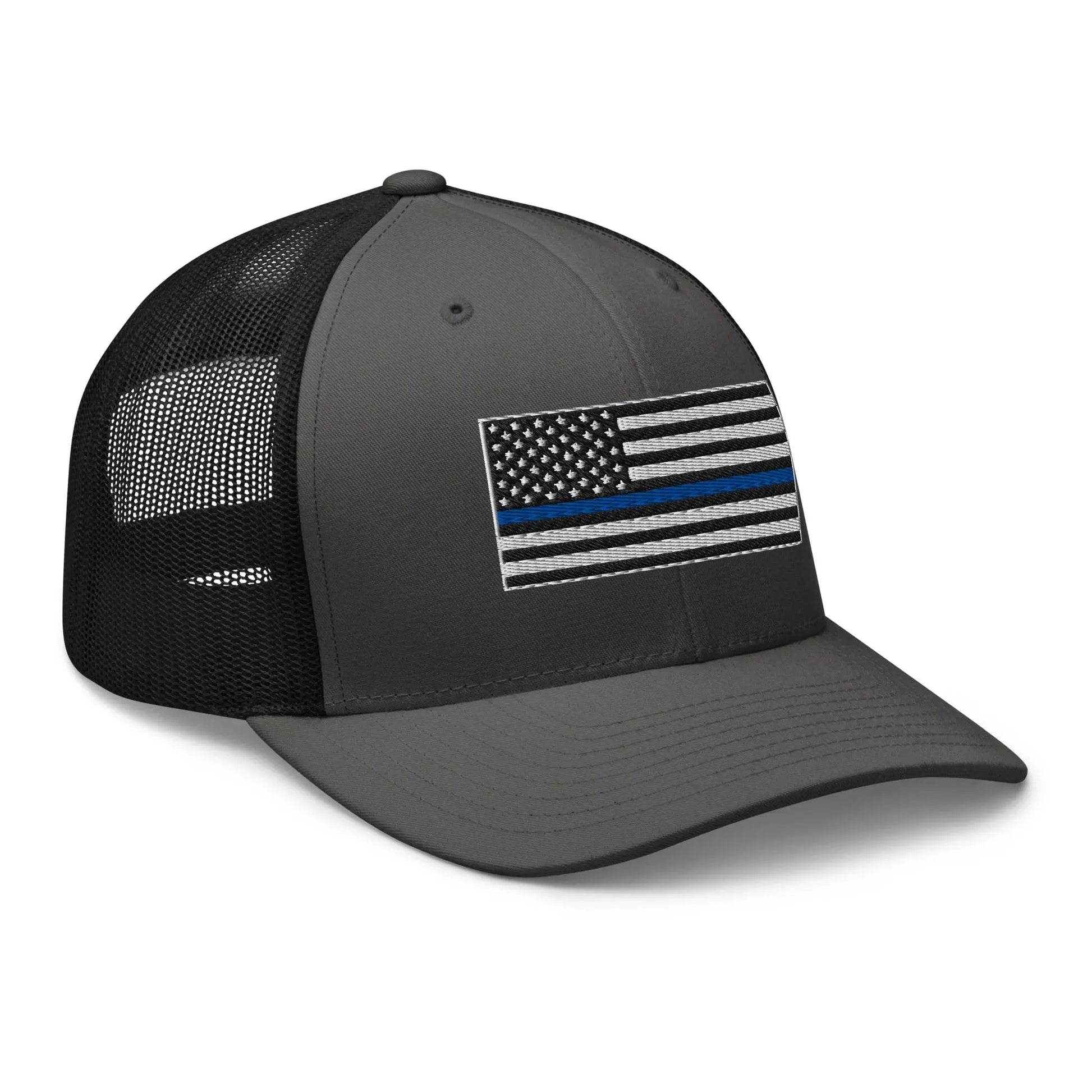 Hats  Snapback Custom Trucker Hats Thin Blue Line Flag Cool Patriotic Cap Infidel Collective