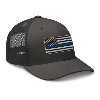 Hats  Snapback Custom Trucker Hats Thin Blue Line Flag Cool Patriotic Cap Infidel Collective
