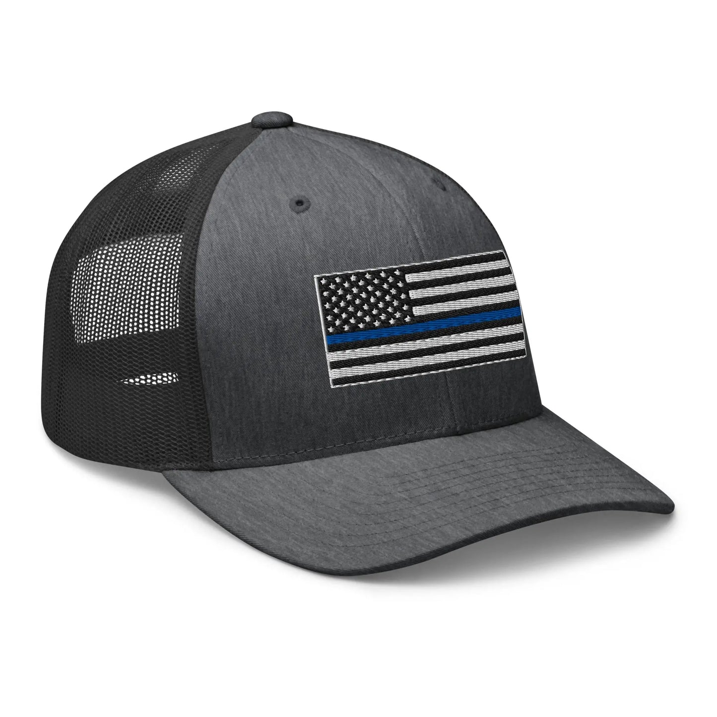 Hats  Snapback Custom Trucker Hats Thin Blue Line Flag Cool Patriotic Cap Infidel Collective