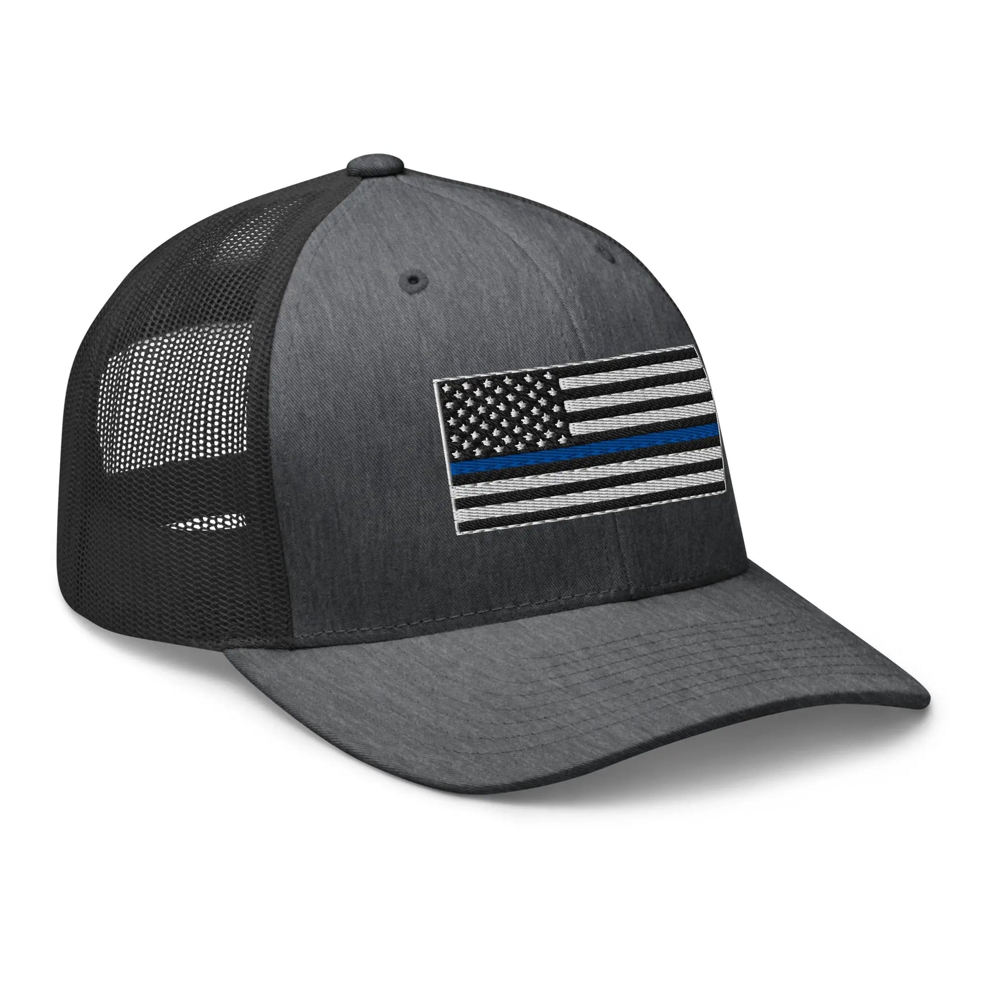Hats  Snapback Custom Trucker Hats Thin Blue Line Flag Cool Patriotic Cap Infidel Collective