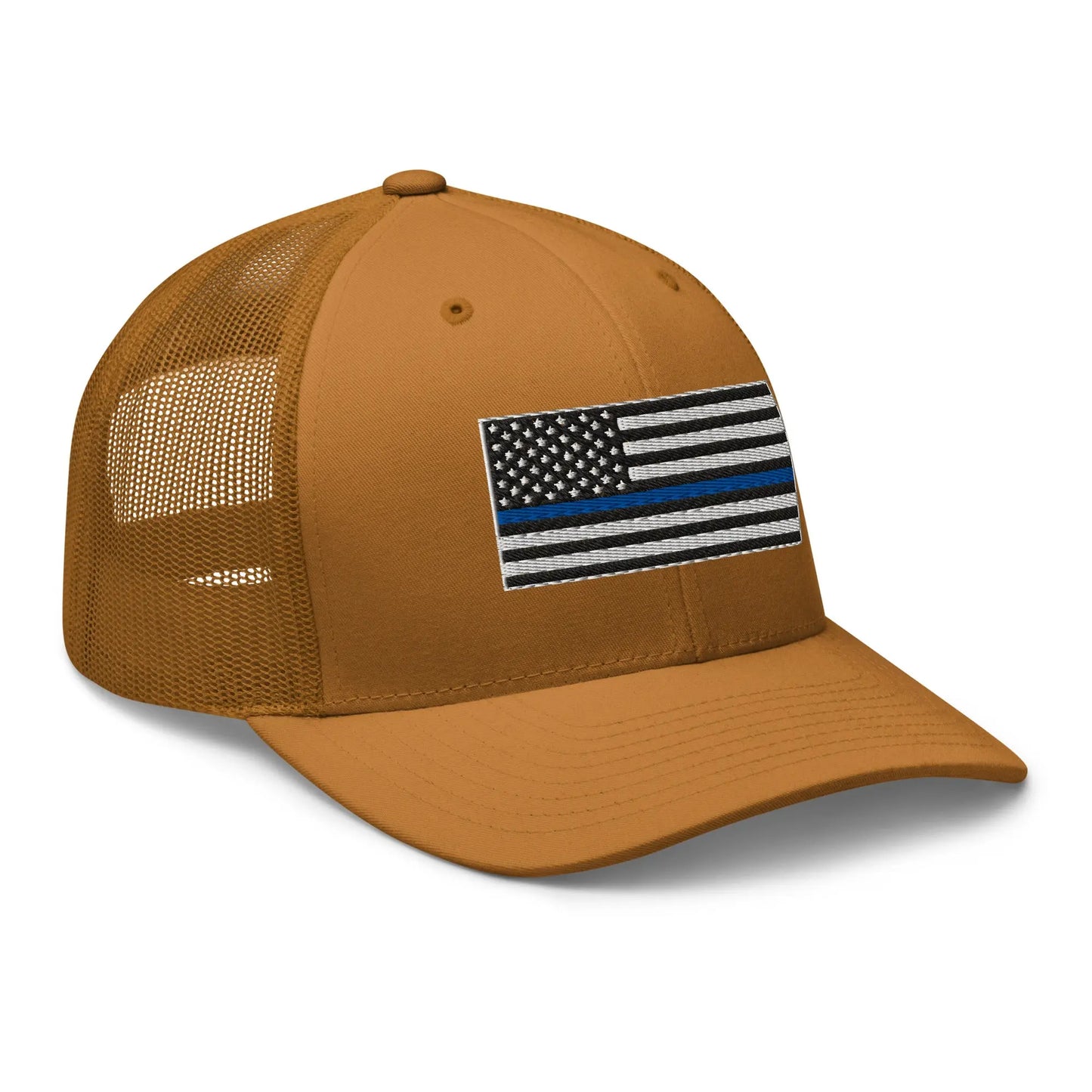 Hats  Snapback Custom Trucker Hats Thin Blue Line Flag Cool Patriotic Cap Infidel Collective