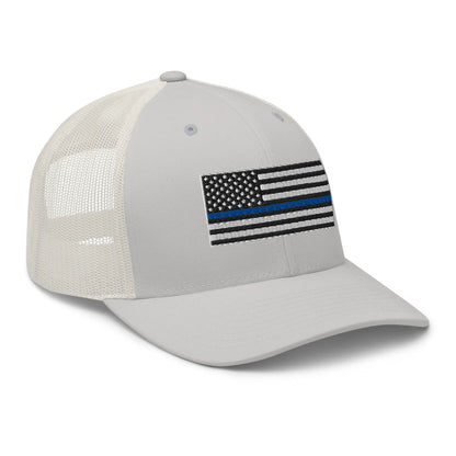 Hats  Snapback Custom Trucker Hats Thin Blue Line Flag Cool Patriotic Cap Infidel Collective