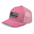 Hats  Snapback Custom Trucker Hats Thin Red Line Flag for Men & Women Patriotic Cap Infidel Collective