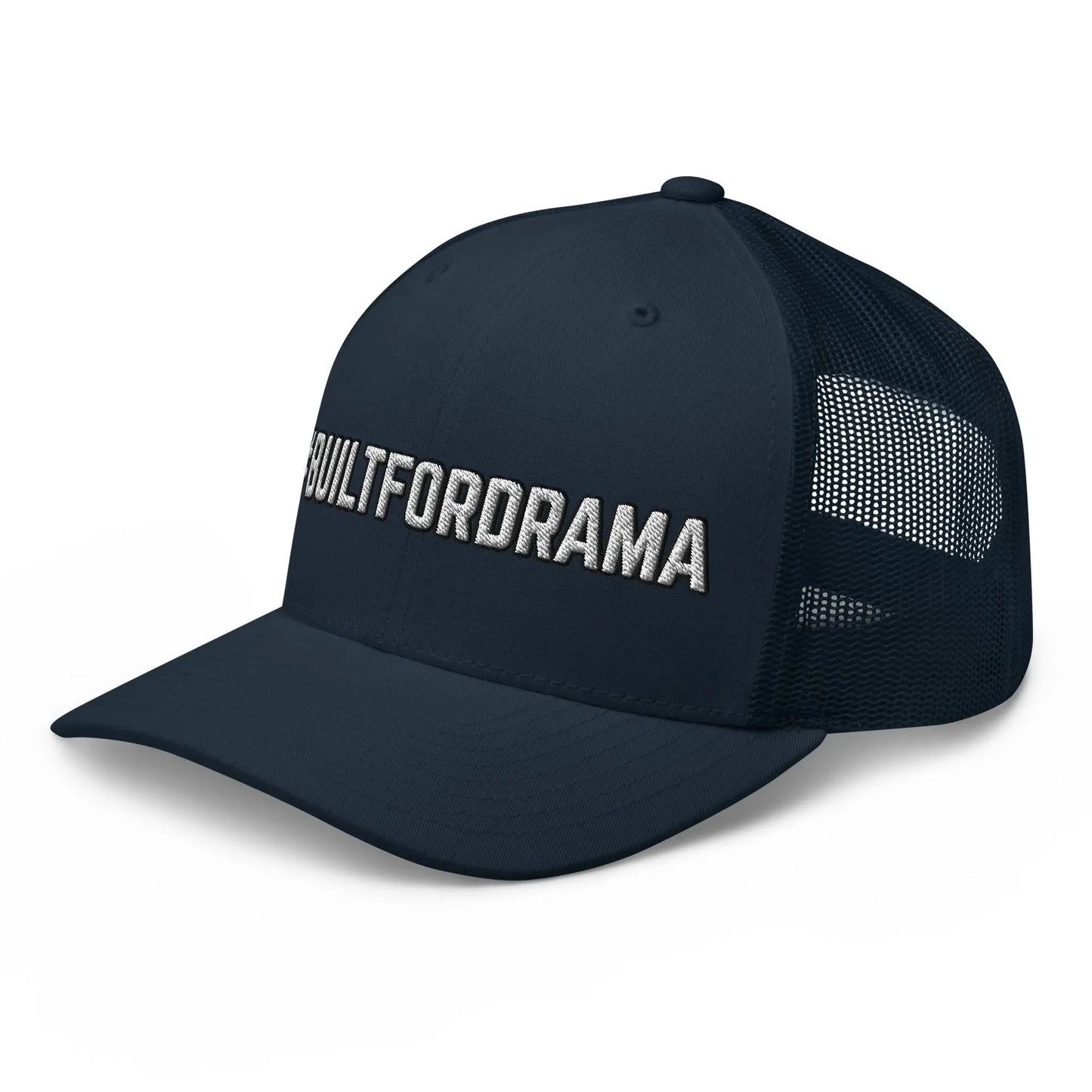 Hats  Snapback Custom Trucker Hats #BUILTFORDRAMA Funny Cap for Men & Women Infidel Collective