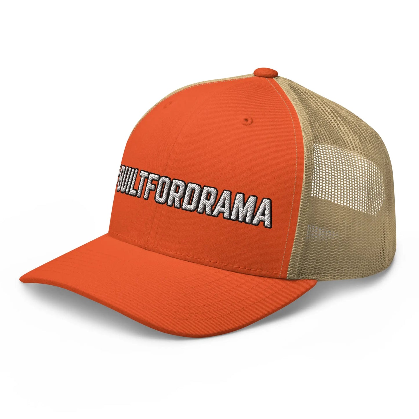 Hats  Snapback Custom Trucker Hats #BUILTFORDRAMA Funny Cap for Men & Women Infidel Collective