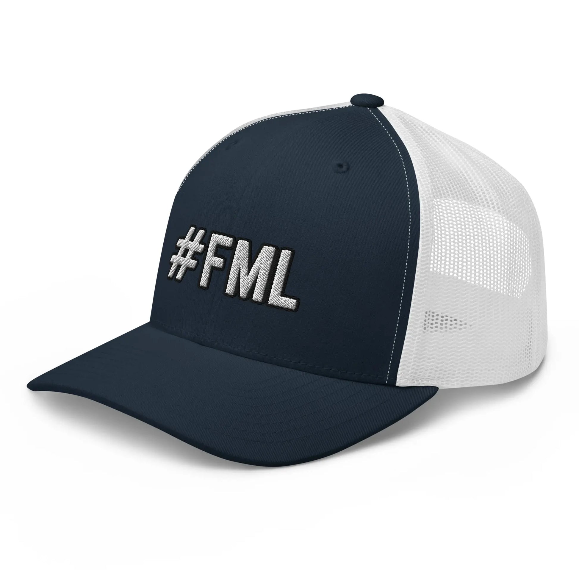 Hats  Snapback Custom Trucker Hats #FML Cap for Men & Women Funny Everyday Humor Infidel Collective