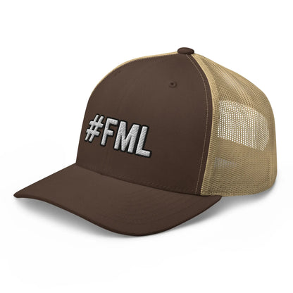 Hats  Snapback Custom Trucker Hats #FML Cap for Men & Women Funny Everyday Humor Infidel Collective