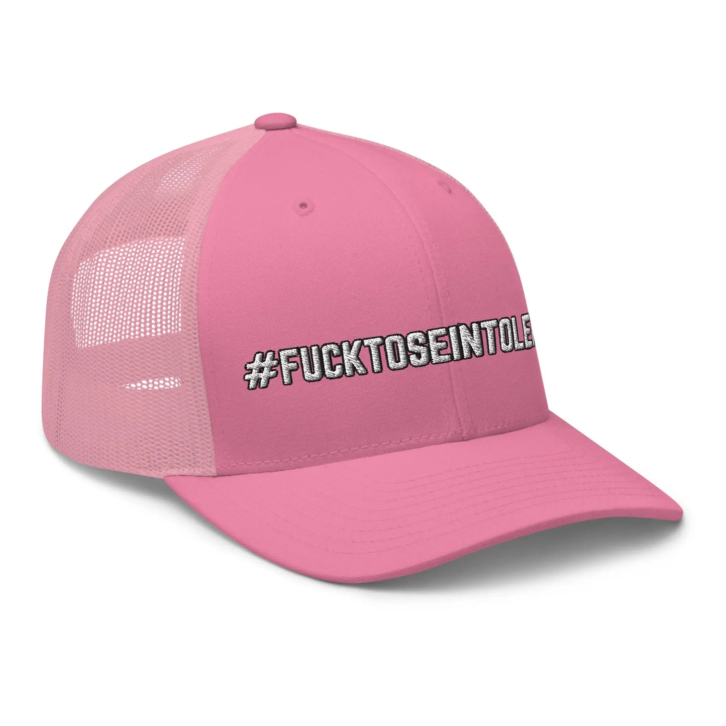 Hats  Snapback Custom Trucker Hats #FUCKTOSEINTOLERANT NSFW Humor for Men & Women Infidel Collective