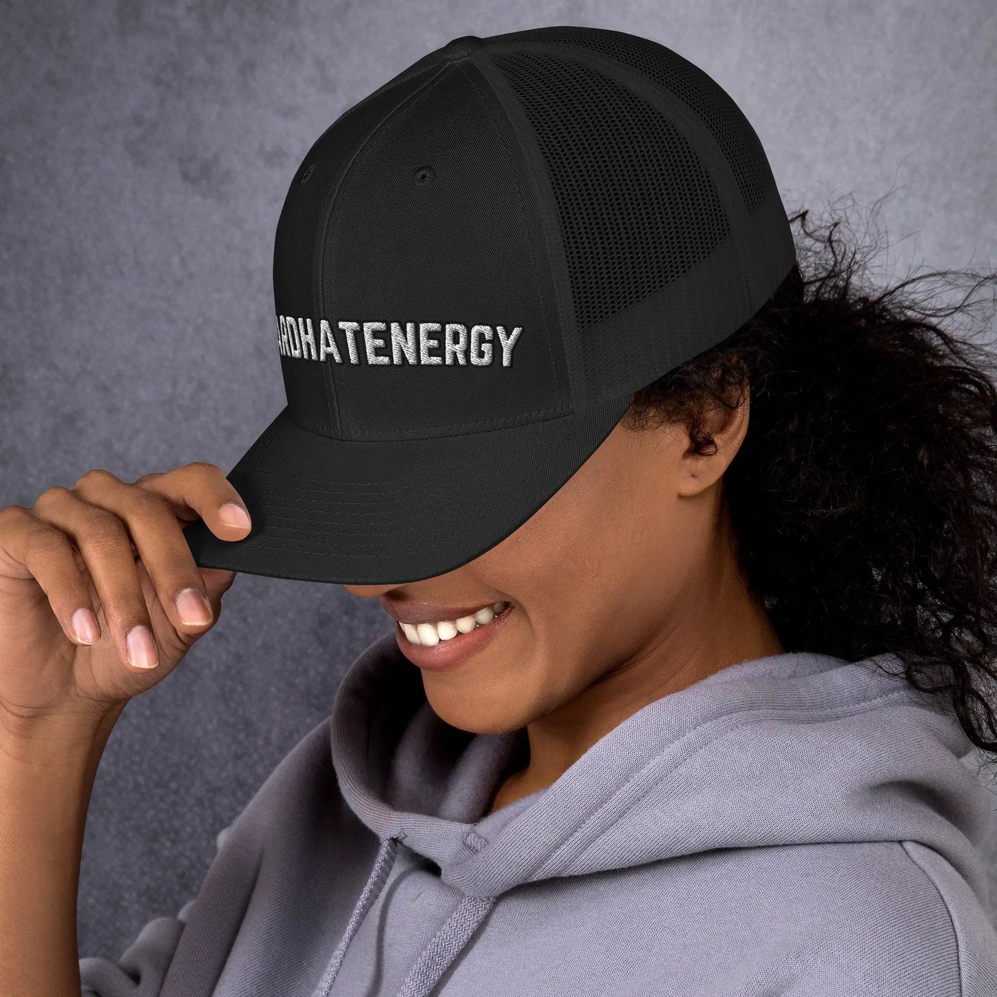 Hats  Snapback Custom Trucker Hats #HARDHATENERGY Funny Cap for Men & Women Infidel Collective