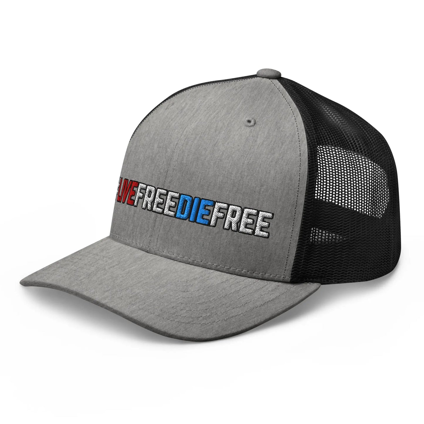Hats  Snapback Custom Trucker Hats #LIVEFREEDIEFREE Patriotic Cap for Men & Women Infidel Collective