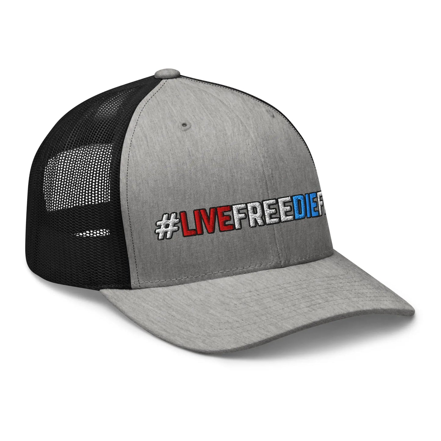 Hats  Snapback Custom Trucker Hats #LIVEFREEDIEFREE Patriotic Cap for Men & Women Infidel Collective