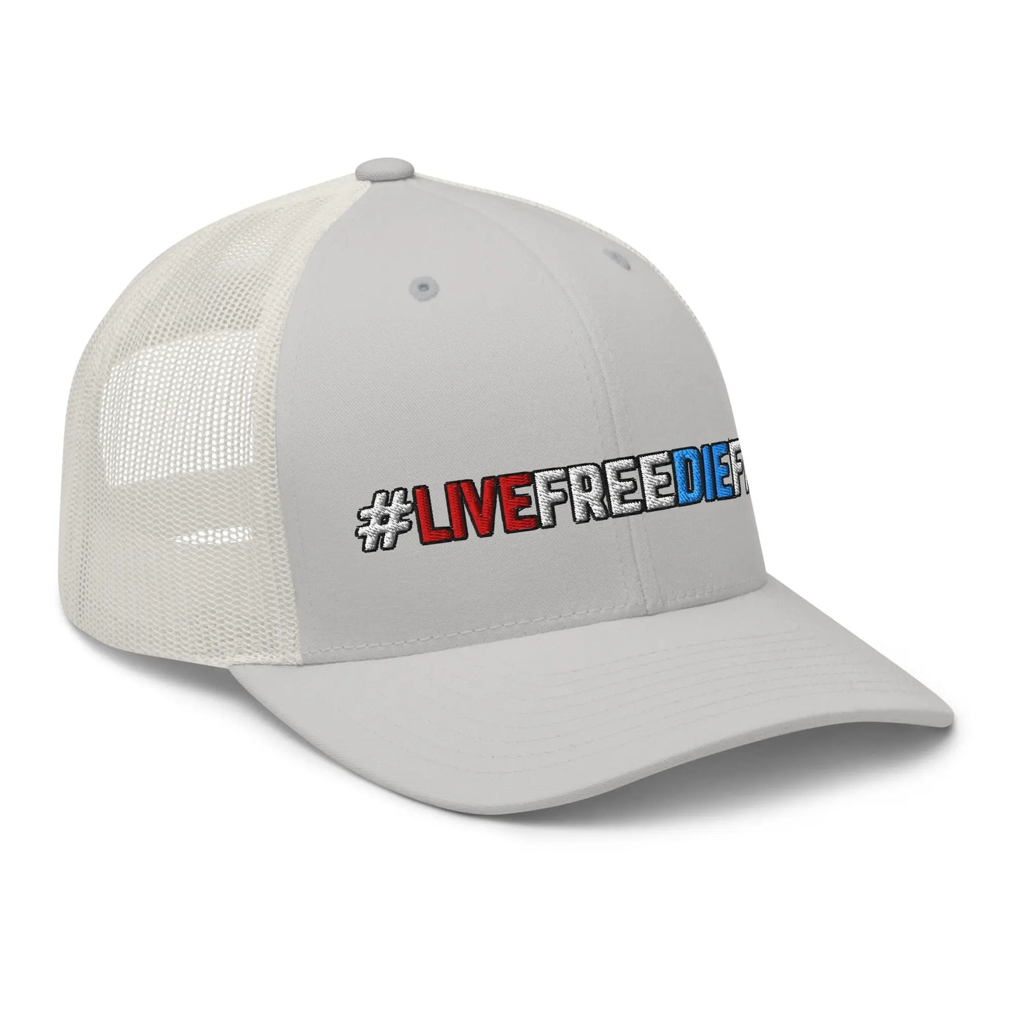 Hats  Snapback Custom Trucker Hats #LIVEFREEDIEFREE Patriotic Cap for Men & Women Infidel Collective