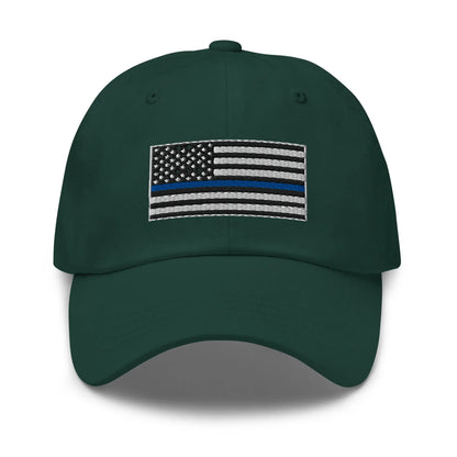 Hats Spruce Classic Ball Cap with Back the Blue USA Flag Embroidery Infidel Collective