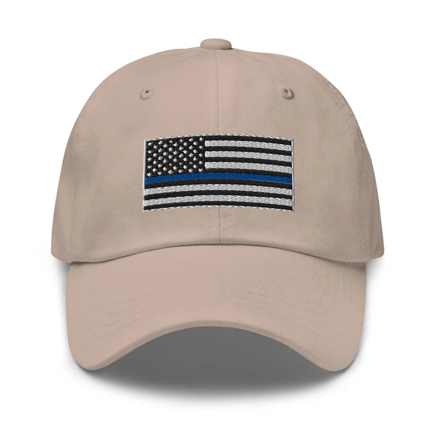 Hats Stone Classic Ball Cap with Back the Blue USA Flag Embroidery Infidel Collective