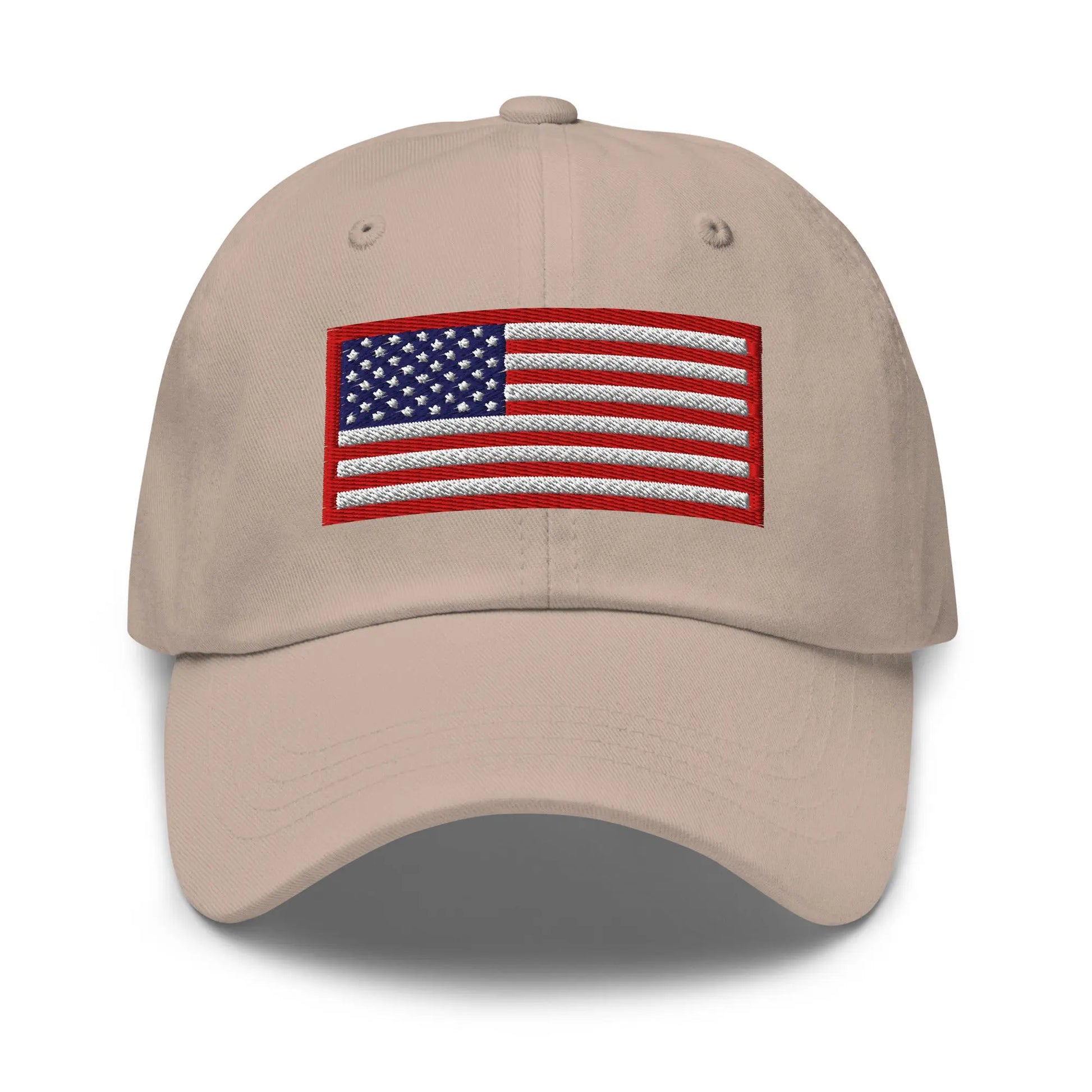 Hats Stone Custom Ball Cap with Red White & Blue USA Flag Embroidered Hat Infidel Collective