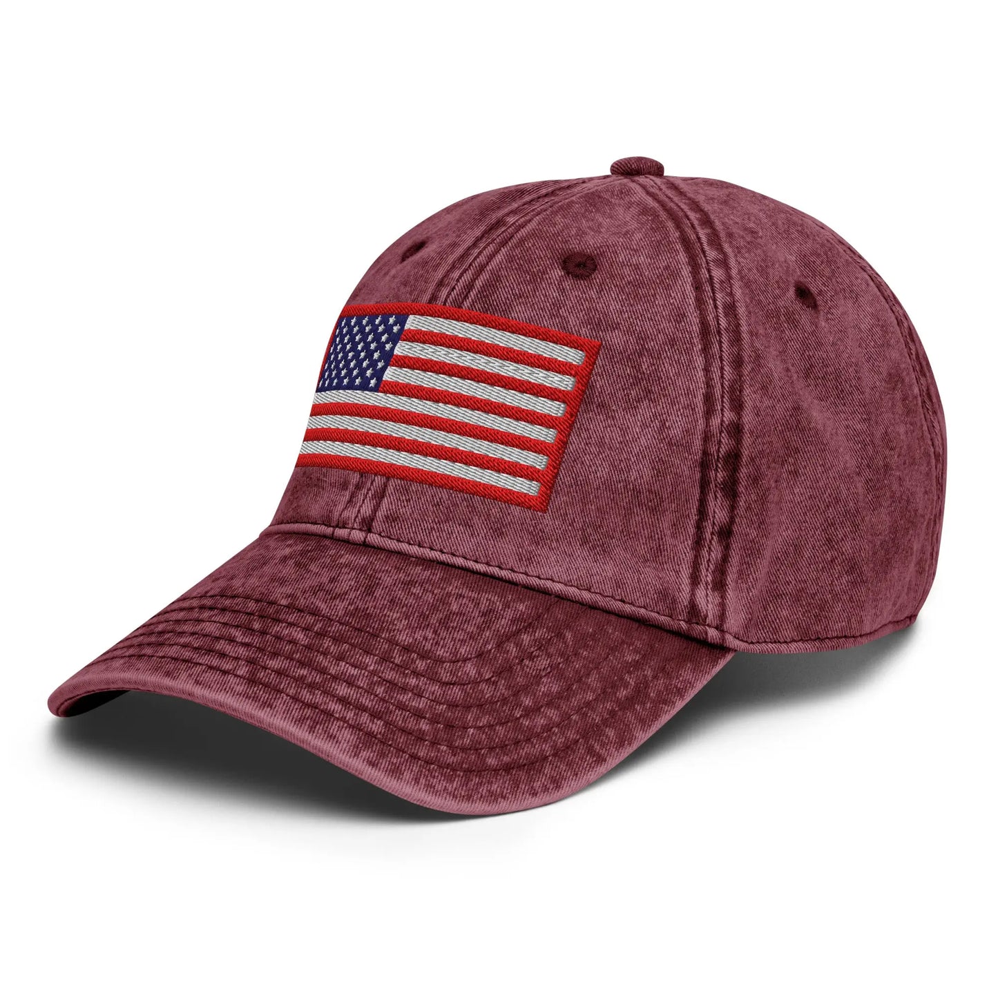 Hats  Vintage Baseball Hat USA Flag Old Glory – Red White & Blue Embroidered Hat Infidel Collective