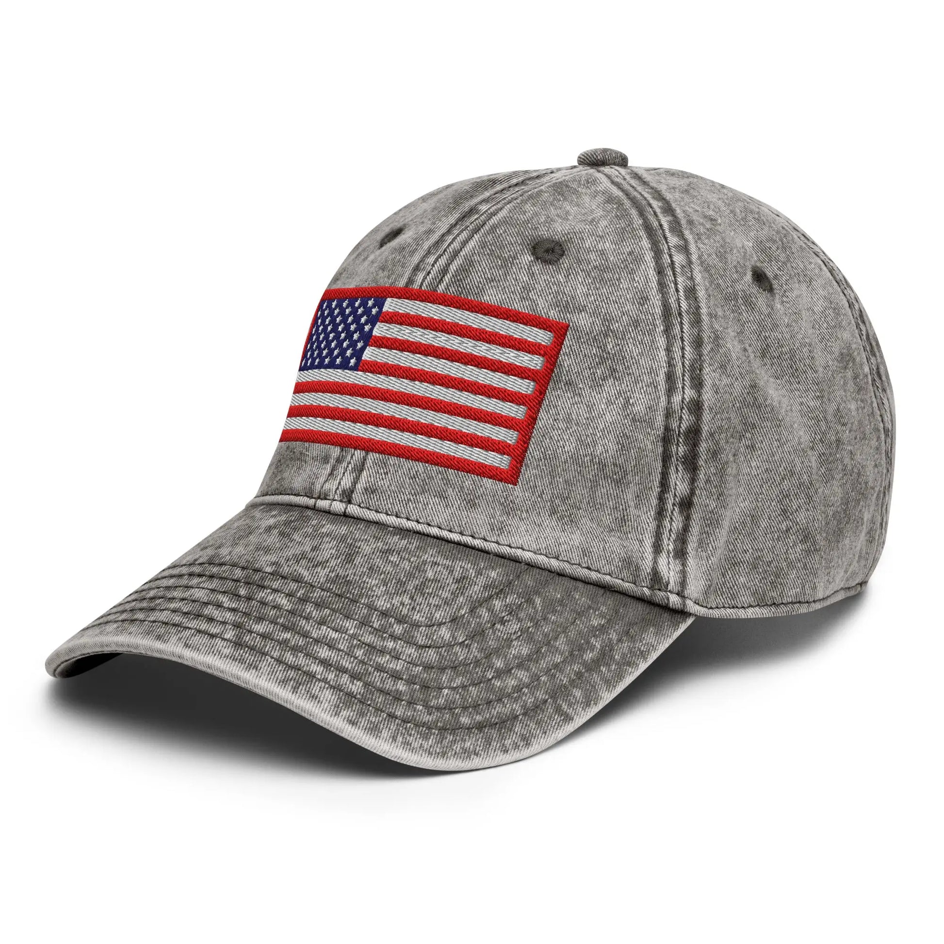 Hats  Vintage Baseball Hat USA Flag Old Glory – Red White & Blue Embroidered Hat Infidel Collective