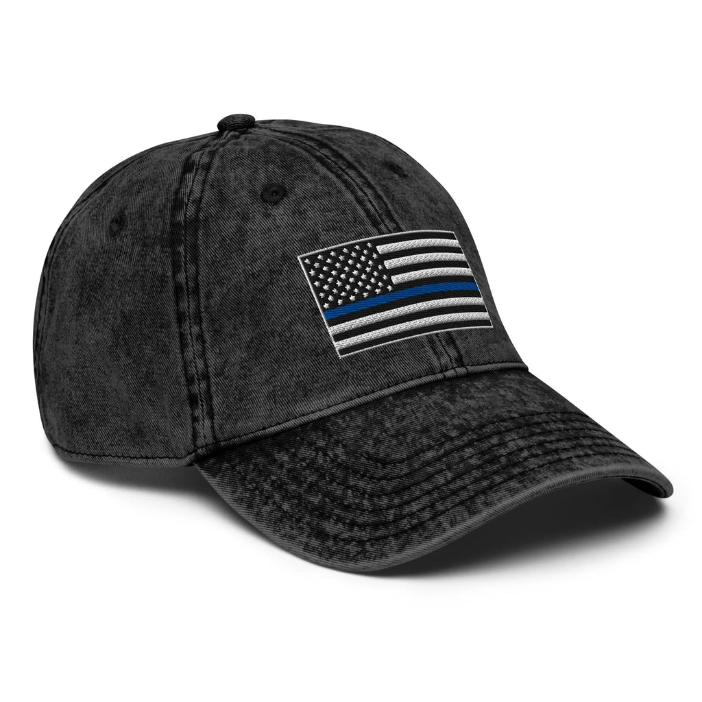 Hats  Vintage Otto Ball Cap with Back the Blue USA Flag Embroidered Infidel Collective