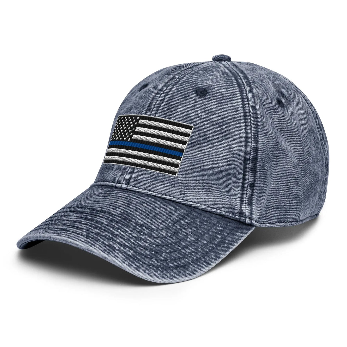 Hats  Vintage Otto Ball Cap with Back the Blue USA Flag Embroidered Infidel Collective