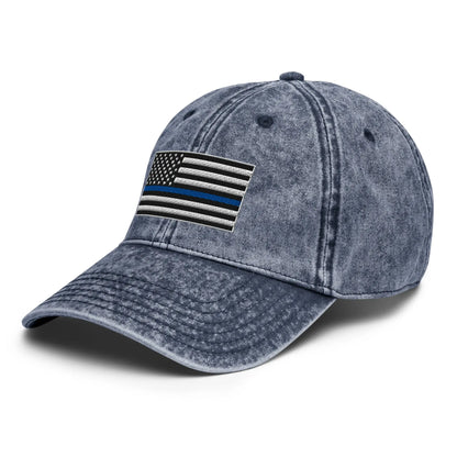 Hats  Vintage Otto Ball Cap with Back the Blue USA Flag Embroidered Infidel Collective