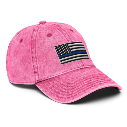 Hats  Vintage Otto Ball Cap with Back the Blue USA Flag Embroidered Infidel Collective