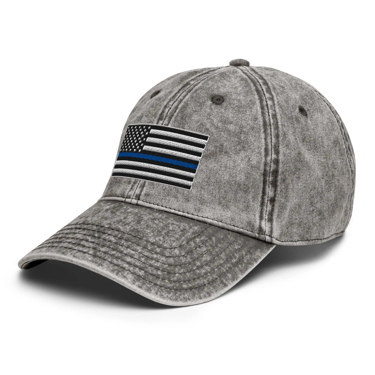 Hats  Vintage Otto Ball Cap with Back the Blue USA Flag Embroidered Infidel Collective