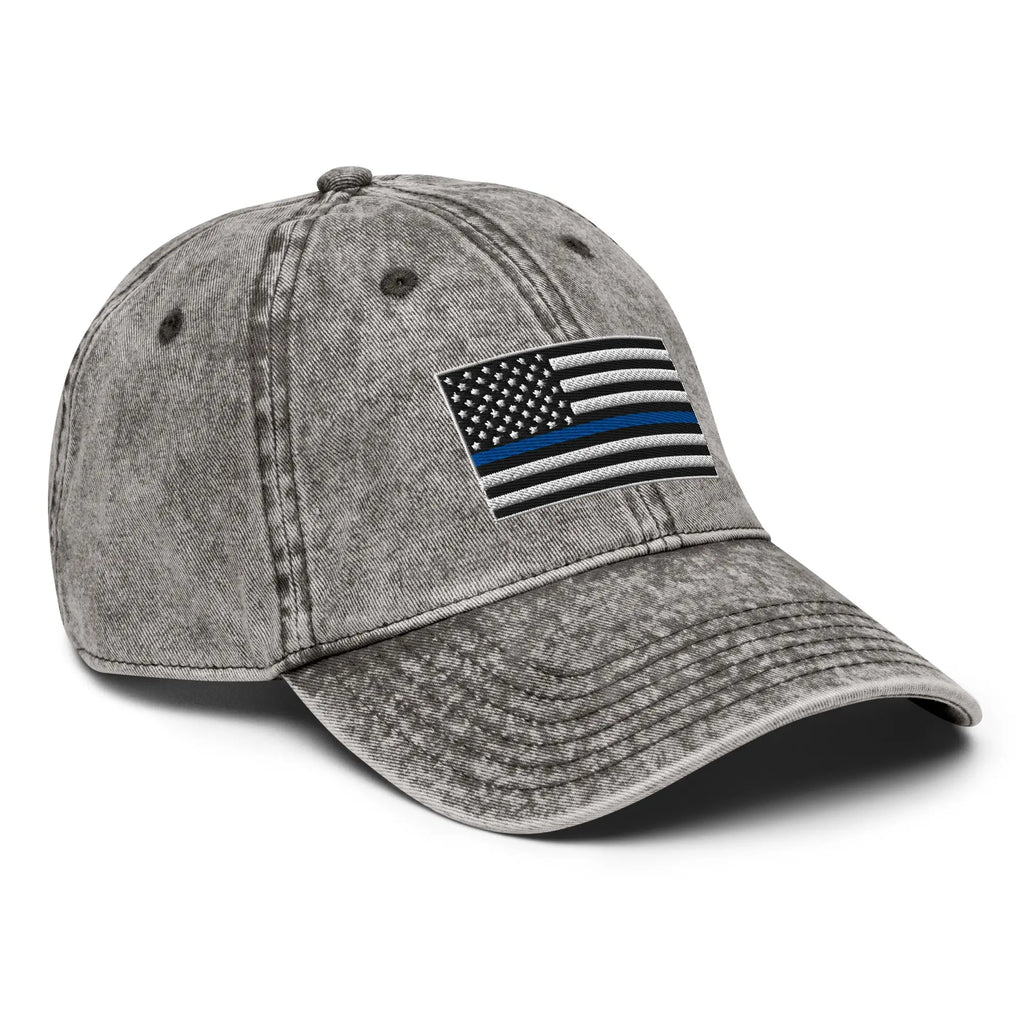 Hats  Vintage Otto Ball Cap with Back the Blue USA Flag Embroidered Infidel Collective