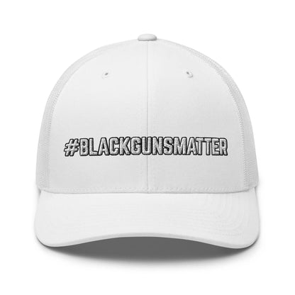 Hats White Snapback Custom Trucker Hats BLACKGUNSMATTER 2A Cap for Men & Women Infidel Collective