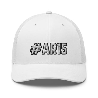 Hats White Snapback Custom Trucker Hats Best 2A AR15 Cap for Cool Men & Women Infidel Collective