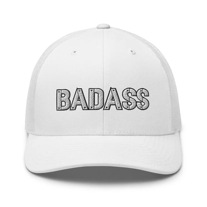 Hats White Snapback Custom Trucker Hats Cool BADASS Caps for Men & Women Infidel Collective