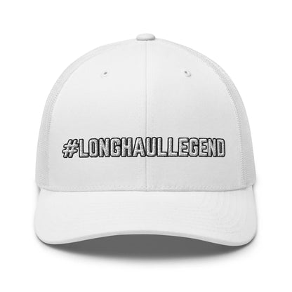 Hats White Snapback Custom Trucker Hats Cool CDL #LONGHAULLEGEND for Men & Women Truckers Infidel Collective