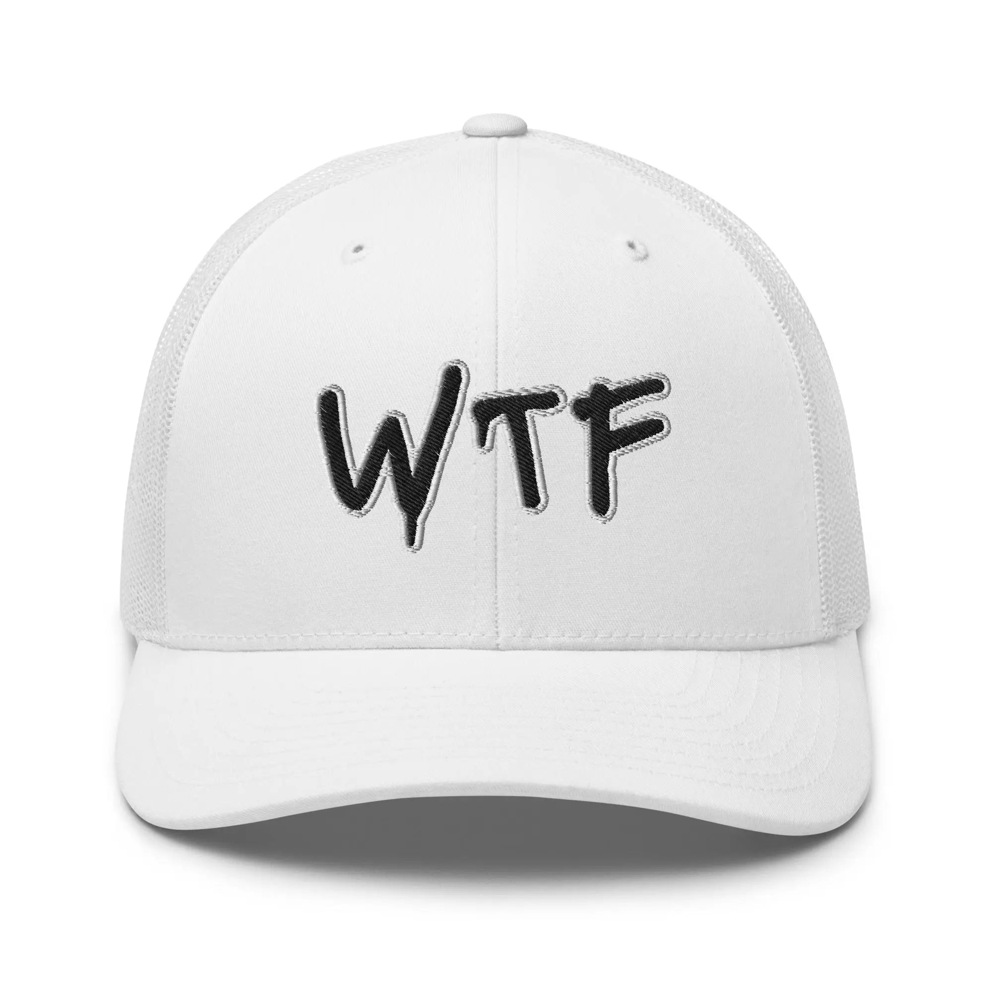 Hats White Snapback Custom Trucker Hats Cool & Funny WTF NSFW Cap for Men & Women Infidel Collective