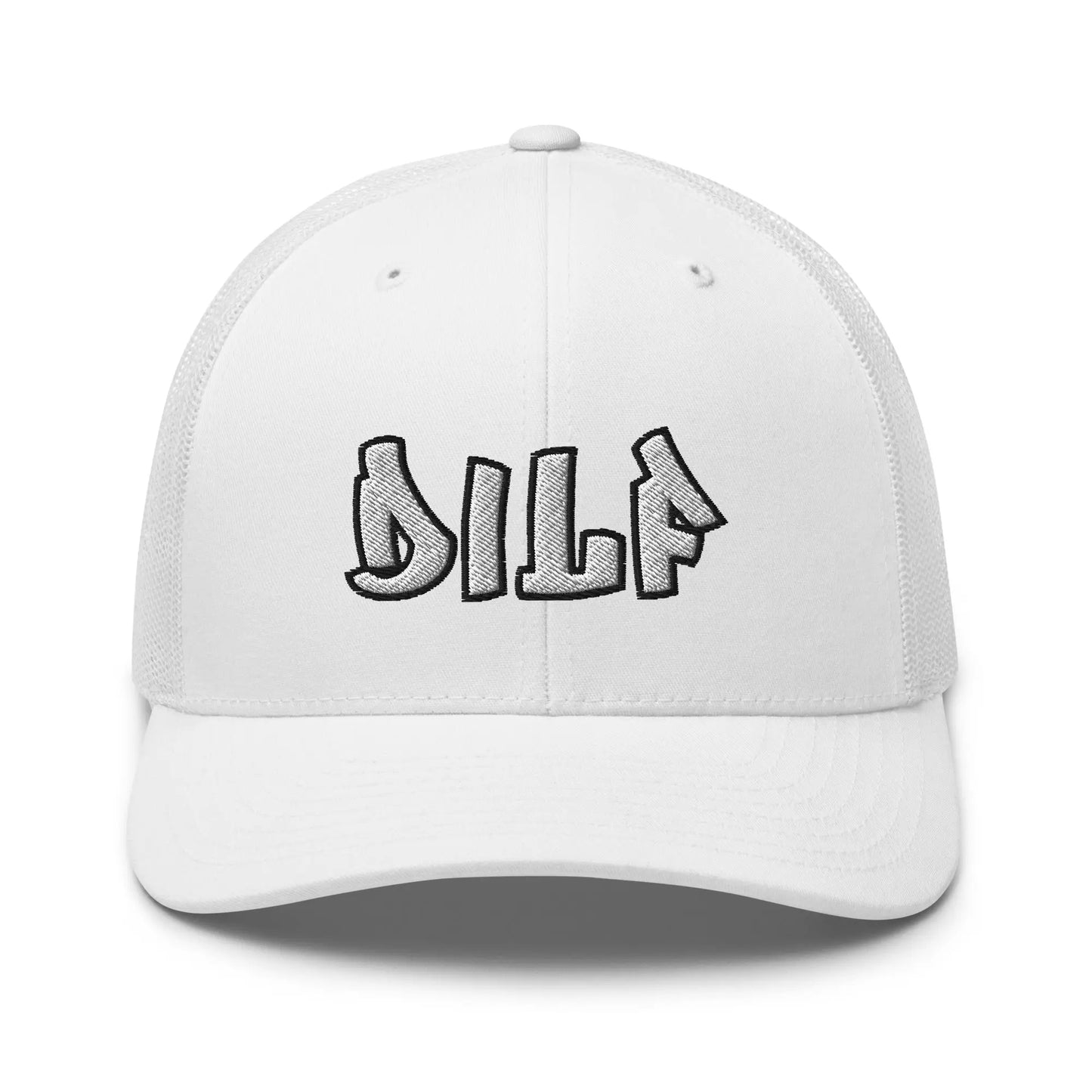 Hats White Snapback Custom Trucker Hats Funny DILF Dad & 2A Hat for Men & Women Infidel Collective