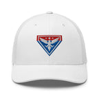 Hats White Snapback Custom Trucker Hats Liberty Eagle Badge Cool Patriotic Cap Infidel Collective