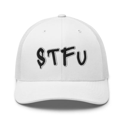 Hats White Snapback Custom Trucker Hats STFU NSFW Cap for Men & Women Infidel Collective